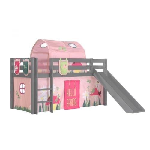 Vipack Speelset Pino Halfhoogslaper met Glijbaan en Textielset, Thema Spring