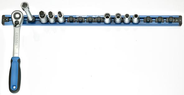 GEDORE Steckleiste für 16Stück Stecknüsse 1/2"-4kant 580mm