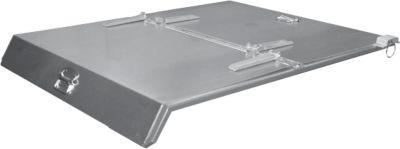 Deckel für automatischen Kippbehälter Typ EXPO 600/EXPO-E 600/4A 600/SK 600/3S 600/S3S 600, verzinkt