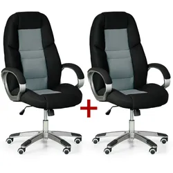 Bürosessel KEVIN 1+1 GRATIS, grau