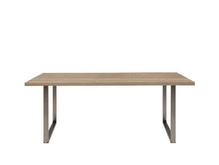 freiraum Esstisch TABLES, Gestell Metall, Platte Sonoma Eiche Dekor - 180x74,7x90cm (BxHxT)