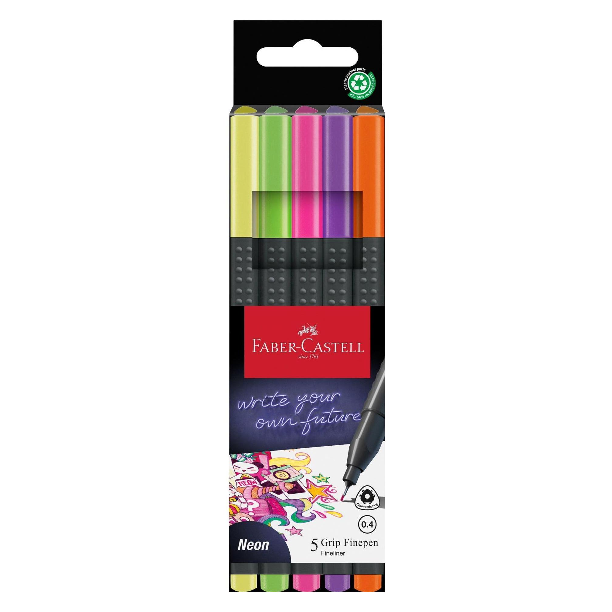 Faber-Castell GRIP - Finepen (5x) (151603)