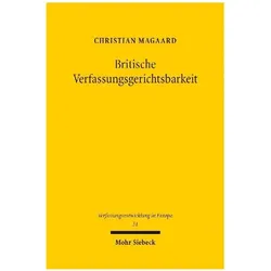 Britische Verfassungsgerichtsbarkeit, Fachbücher von Christian Magaard, Christian, Magaard
