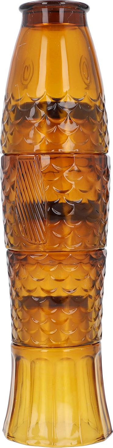 Cocosity Set van 4 stapelbare drinkbekers met vismotief