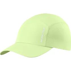 Salomon Cap Shakeout, leichte Laufkappe für Running und Alltag mit Atmungsaktivität und schnelltrocknendem Komfort, butterfly - hellgrün / L/XL
