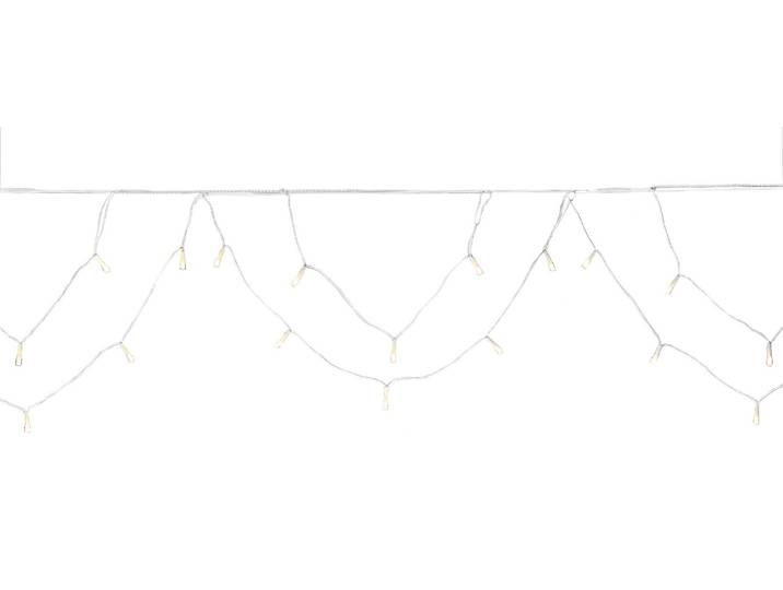 KONSTSMIDE LED-Lichterkette Weihnachtsdeko aussen , Energieeffizienz: G, weiß, Dioden 200 Stk., Gesamtlänge 21,25m, Lichterketten, bogenform, 200 bernsteinfarbene Dioden, LED-Lichterkette