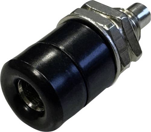 BKL Electronic 072307 Laborbuchse Buchse, Einbau vertikal Stift-Ø: 4mm Schwarz