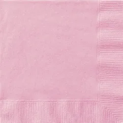 20 kleine Servietten rosa 25 x 25 cm