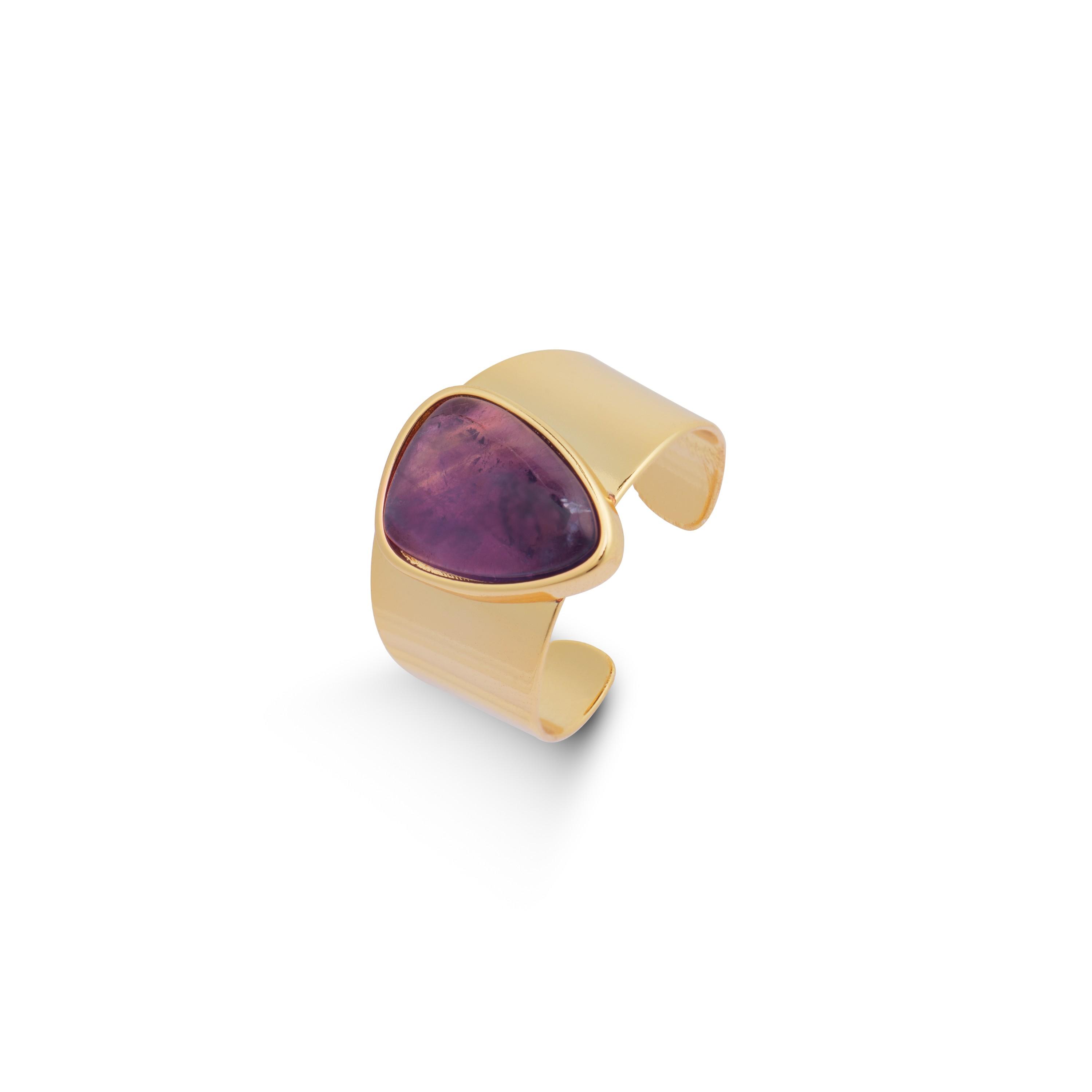 Luxenter sheak natuurlijke amethist ring