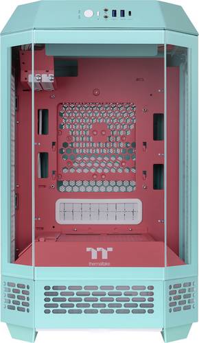 Thermaltake The Tower 250 Mint Strawberry Mini-Tower Gaming-Gehäuse Minze, Erdbeere