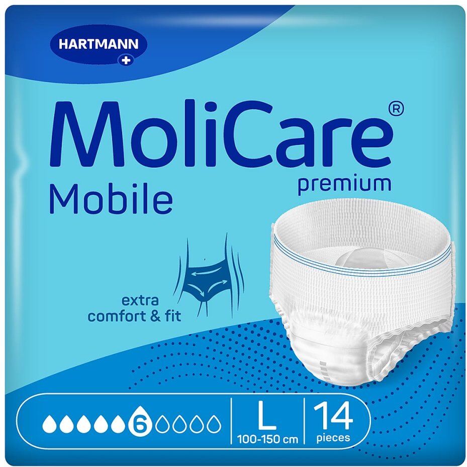 Molicare Premium Mobile 6 Tropfen Größe l 14stk