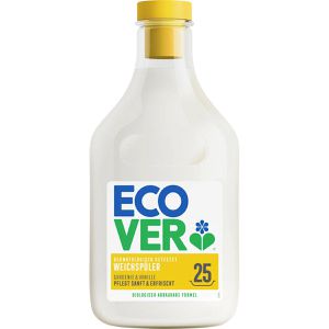 Ecover Weichspüler Gardenie & Vanille, vegan, pflanzliche Inhaltsstoffe, 750 ml, 25 Waschladungen