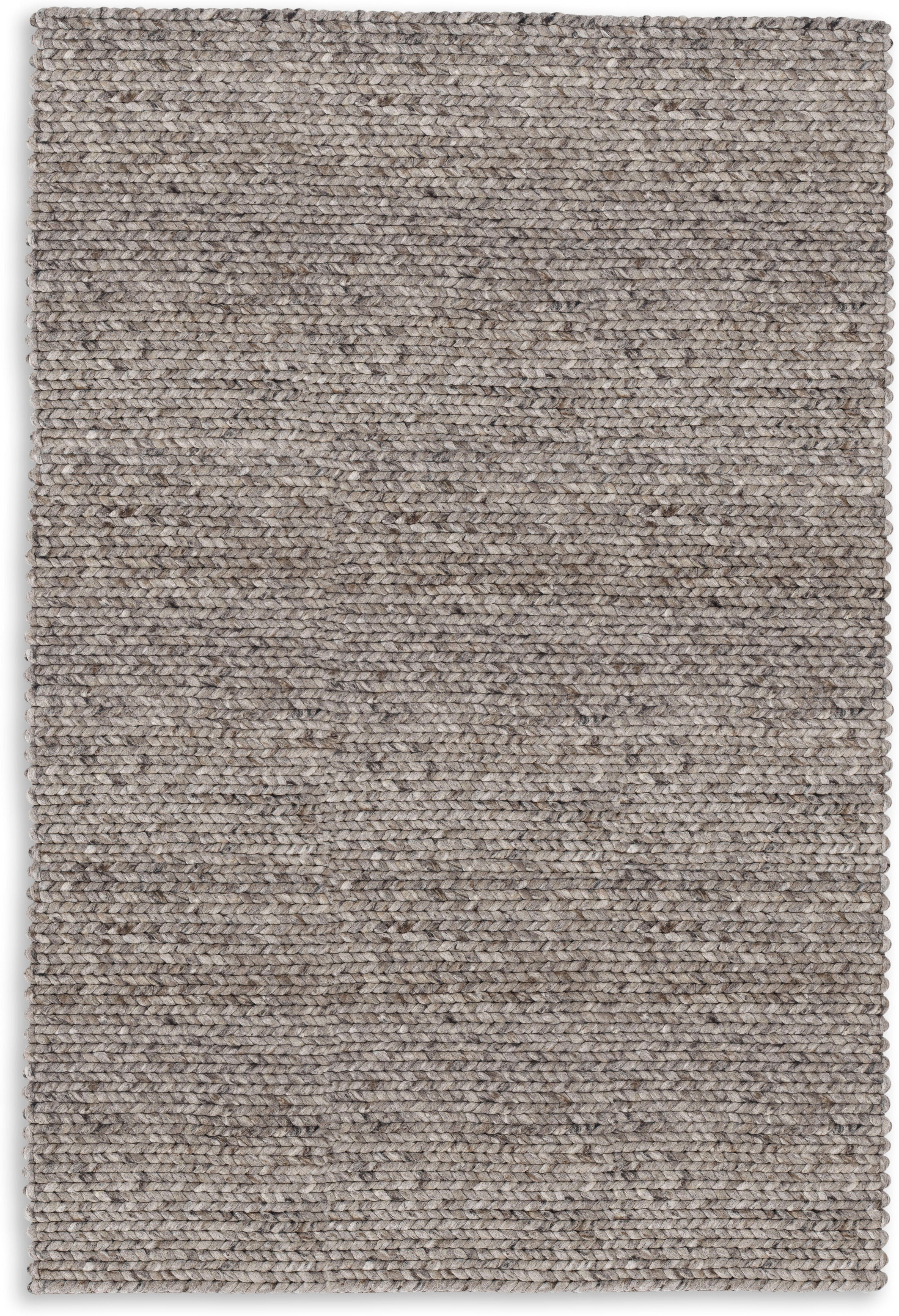 Teppich "Enisa 6027", braun, B:140cm H:15mm L:200cm, Baumwolle, Kunstfaser, Wolle, SCHÖNER WOHNEN-KOLLEKTION, Teppiche, Teppich, Struktur, Wolle, handweb, Wohnzimmer, Schöner Wohnen Kollektion braun B : 140cm 1 Stk., 15mm, L: 200cm