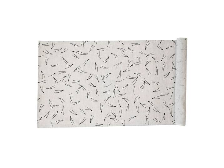 Fine Little Day Chemin de table Barr 44x137 cm Nature-noir