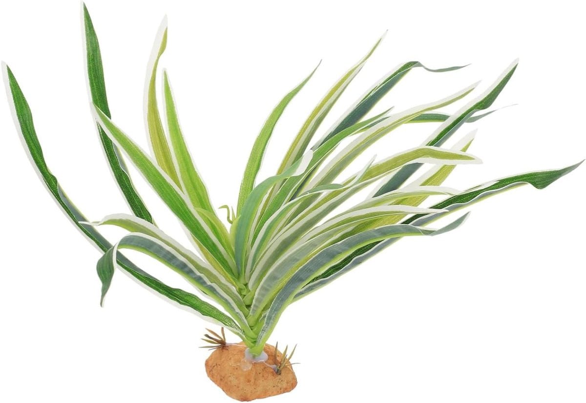 Groene kunstplant voor terrarium en aquarium, 25 cm lengte