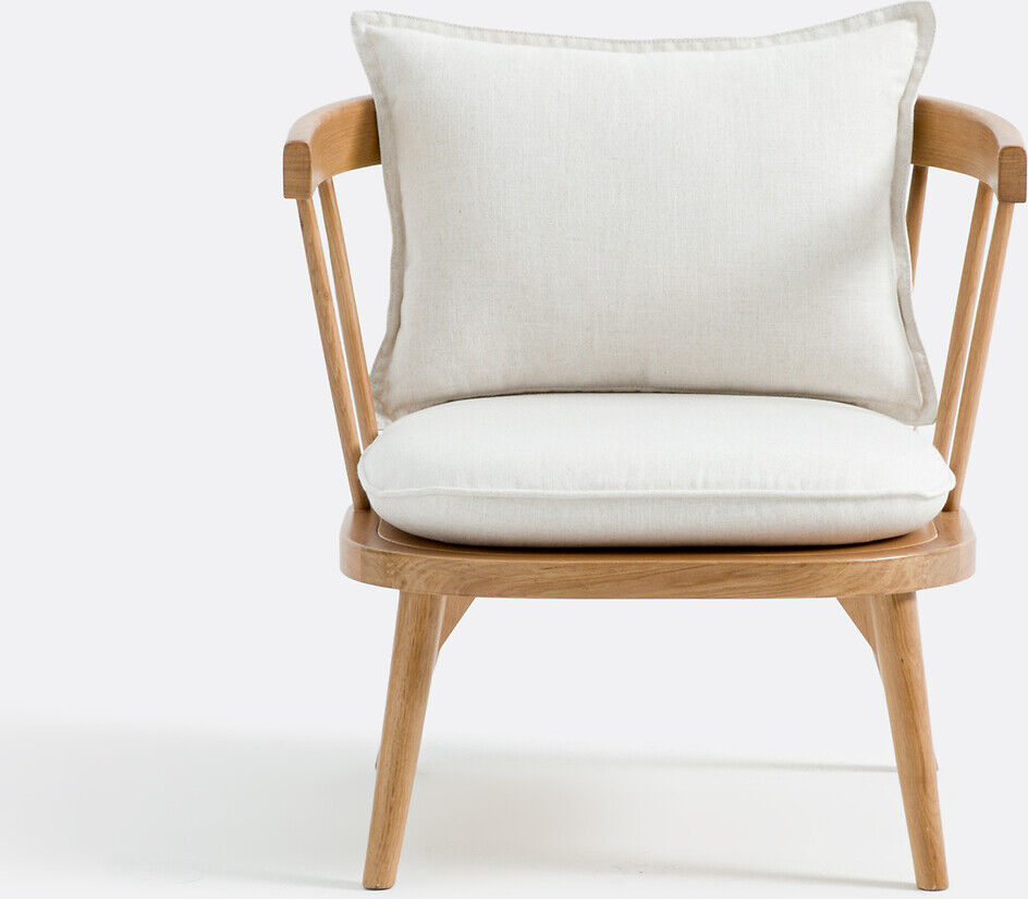 LA REDOUTE INTERIEURS Fauteuil chêne et tissu, Portman