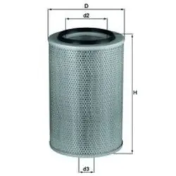 Luftfilter MAHLE LX 345