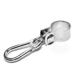 PRIOstahl Schaukelschelle Rohrschelle mit Karabiner Ø 50mm x 1 Schelle aus verzinktem Stahl