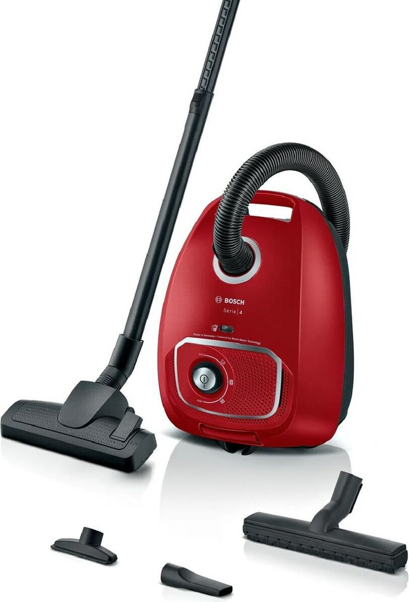 Bosch BGB41RD3H stofzuiger zwart/rood