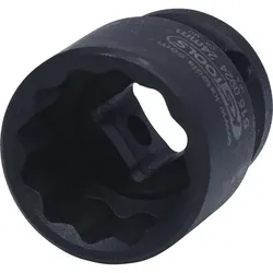 1/2" 12-kant-Kraft-Stecknuss, kurz, 24mm