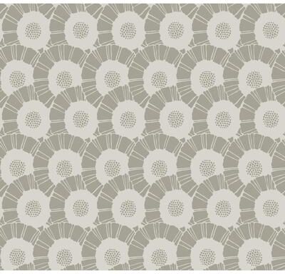 Antonina Vella Coco Bloom White Wallpaper