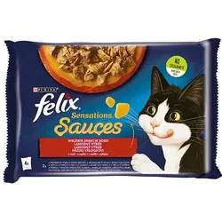 FELIX Sensations Countryside Flavours in Puten- und Lammsauce 4x85g