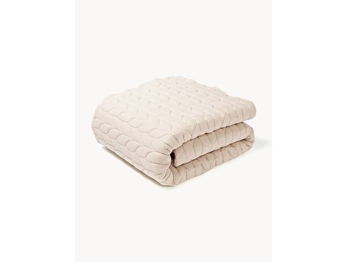 Couvre-lit en flanelle matelassée Selby