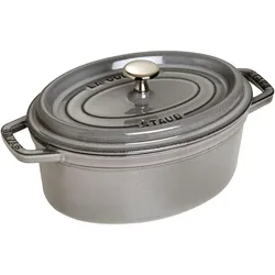 Staub Cocotte, Pfanne + Kochtopf, Grau