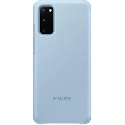 Samsung Clear View Cover (Samsung Galaxy S20, Samsung Galaxy S20 5G), Smartphone Hülle, Blau