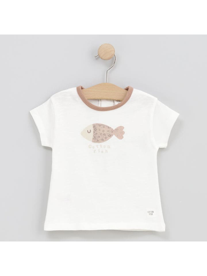 Cotton Fish Shirt in Creme - 86