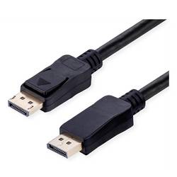 Value DisplayPort Anschlusskabel DisplayPort Stecker, DisplayPort Stecker 1 m Schwarz 11.99.6025 16K UHD DisplayPort-Kabel
