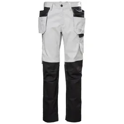 Damen Handwerkerhose "MANCHESTER" - C34 - nebelgrau/schwarz