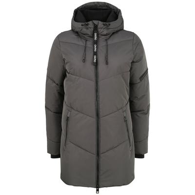 Parka OXMO "Parka OXJunchen", Damen, Gr. L, grau (iron gate), Obermaterial: 100% Polyester PES., Jacken Parka