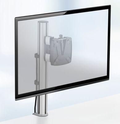 Novus Monitorsäule TSS Single 105, Klemme 14 bis 40 mm, H 445 mm, Tragkraft 15 kg