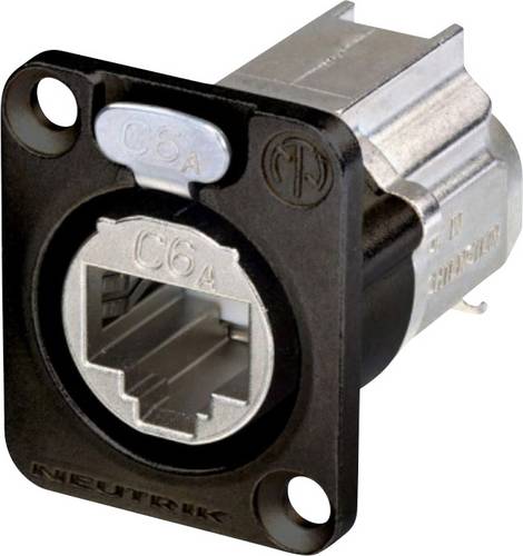 Neutrik NE8FDX-Y6-B RJ45 Datensteckverbinder etherCON D Serie NE8FDX-Y6-B Buchse, gerade Pole: 8P8C Schwarz 1St.