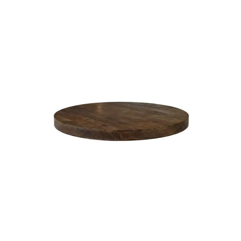 LABEL51 Eetkamertafel Table Blend - Espresso - Mangohout - Rond - Diameter: 70 cm
