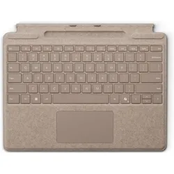Microsoft Surface Pro-Typ Abdeckung Met Penopslag Duinzand QWERTY (8xa-00151) (Eng. Int., Kabellos), Tastatur, Beige