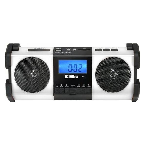 Elta Radio receiver MAJA USB white (FM) (5907727027806)