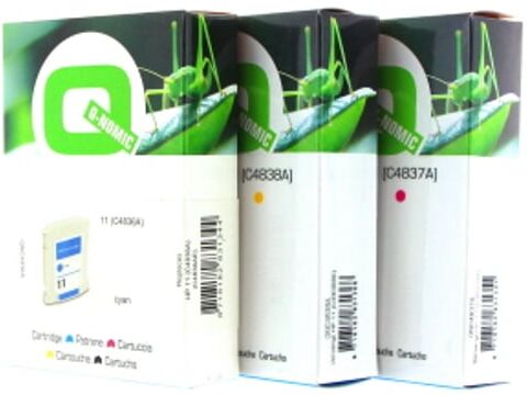 Q-Nomic Pack tinta 11 (cian+ magenta+ amarillo)