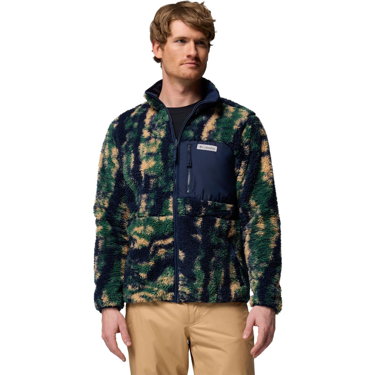 Columbia Winter Pass Reversible Fleece collegiate navy, tracks (464) XL 213565-2135651-464-XL