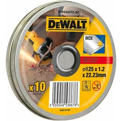 DEWALT High Performance Trennscheibe Inox 10er Dose - DT42340TZ-QZ