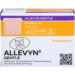 Allevyn Gentle 5x5 cm Schaumverband 5 ST