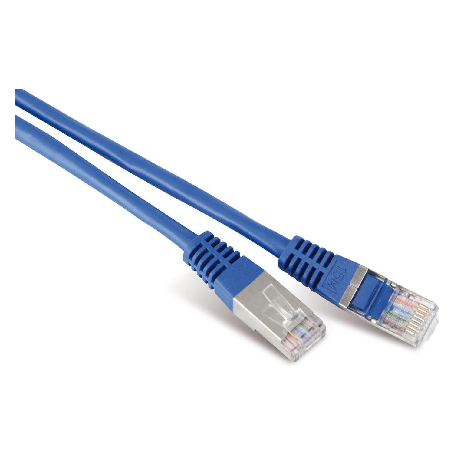 Goobay CAT 5e Patchkabel, F/UTP, Blau, 15 m (F/UTP, CAT5e, 15 m) (50862)