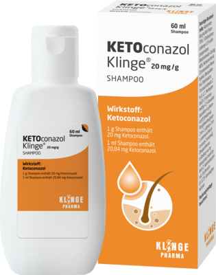 Klinge Pharma GmbH KETOCONAZOL Klinge 20 mg/g Shampoo 60 ml 17390086