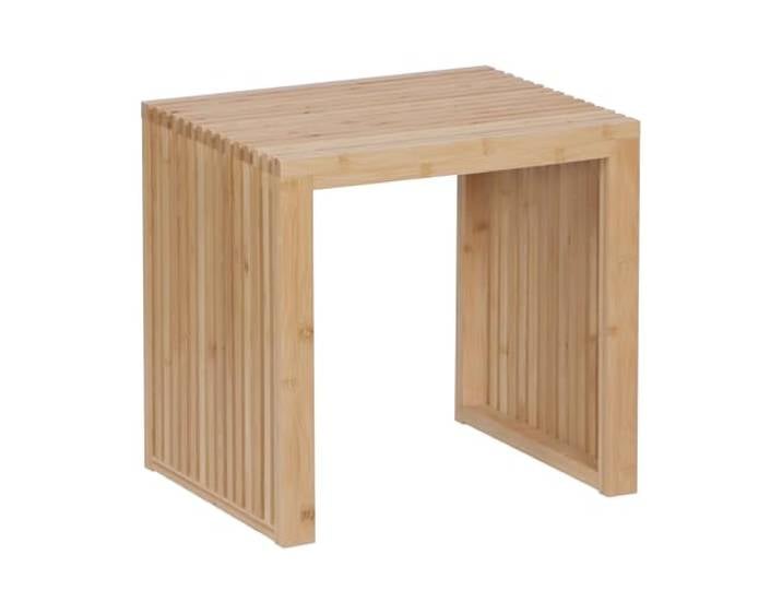 Relaxdays Banc en Bambou\, Banc Moderne pour Cuisine/entrée/Salle de Bain/Chambre\, HxLxP 43x45x33 cm\, Naturel