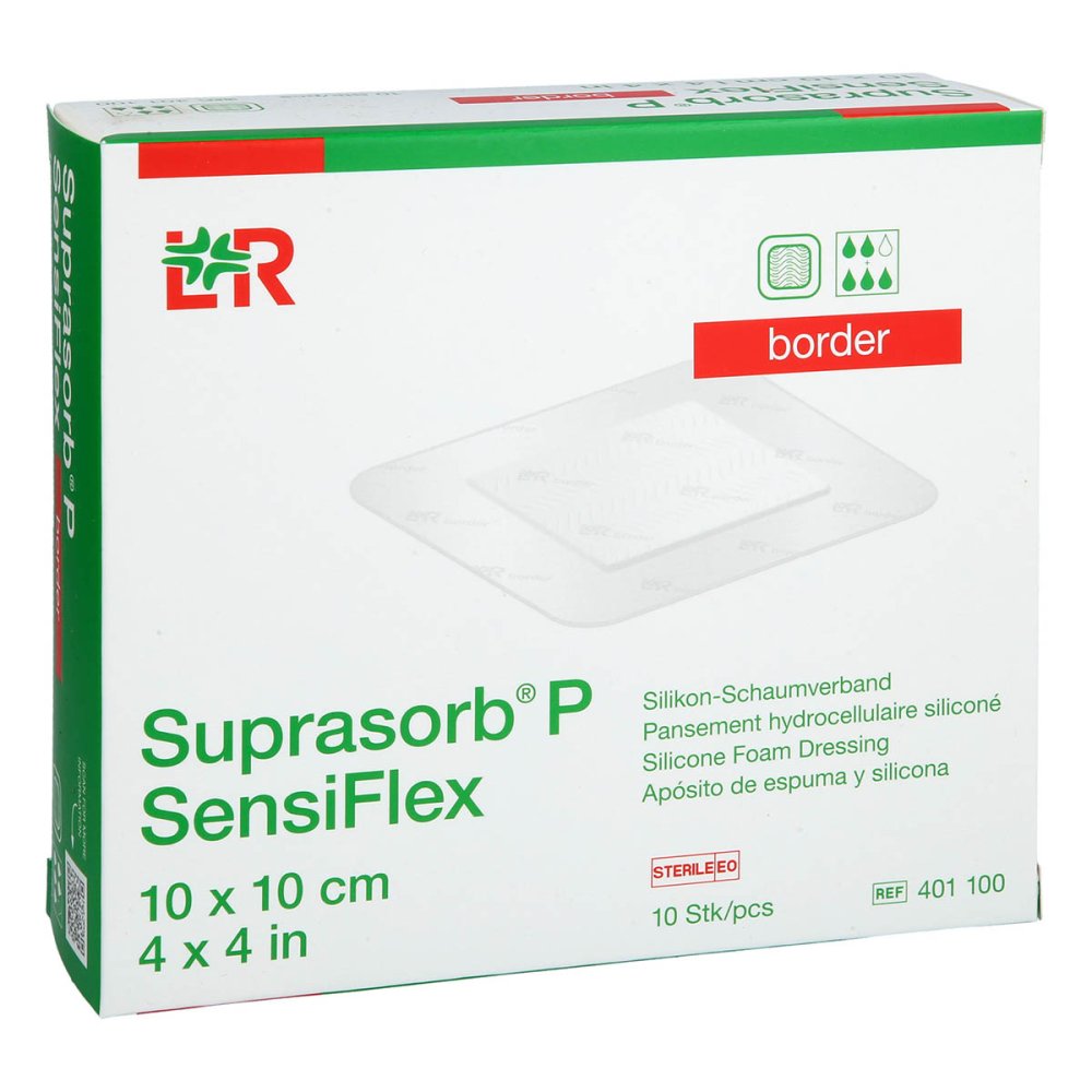 Lohmann & Rauscher GmbH & Co.KG Suprasorb P Sensiflex Border 10x10cm 19862968