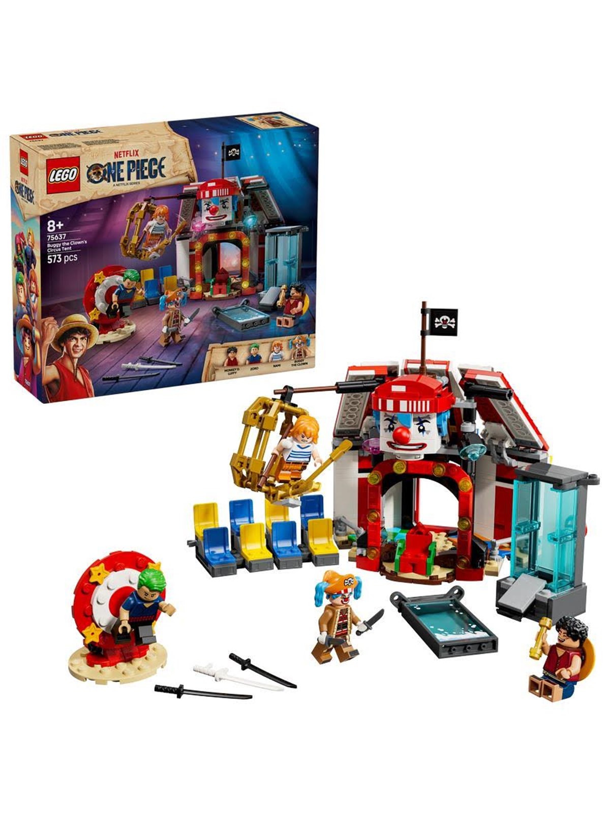 LEGO ONE PIECE 75637 Zirkuszelt von Buggy dem Clown