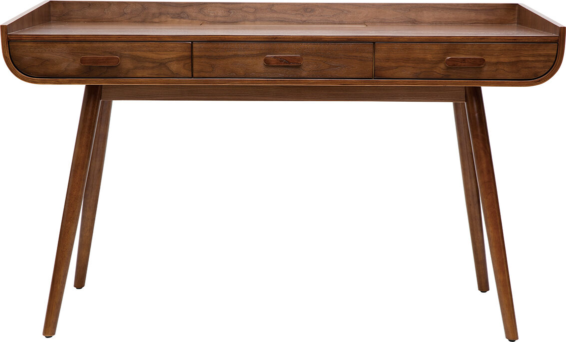 Miliboo Schreibtisch Vintage Holz Nussbaum HALLEN