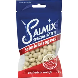 Salmix Salmiakdragees Schoko Weiß 75 G