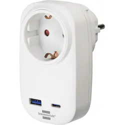 brennenstuhl Steckdosenadapter mit USB-Anschluss